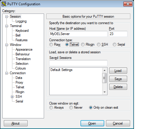 can you transfer xmodem file with putty
